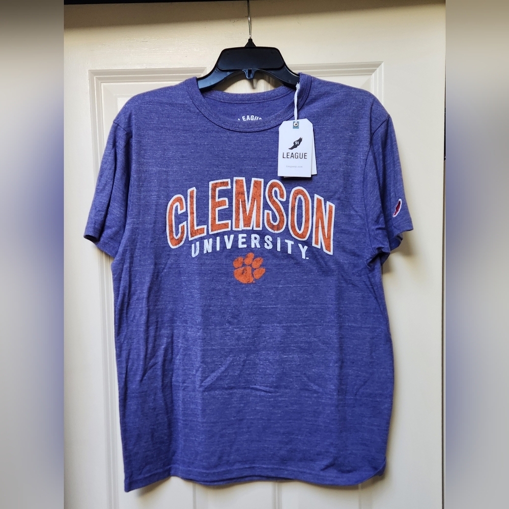 Clemson University Purple Tee, Size Med